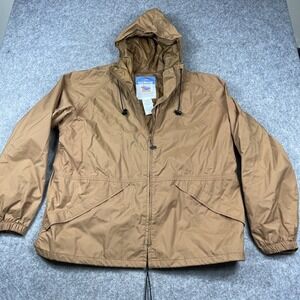 Vintage Walls Water-Pruf Jacket Windbreaker XL Brown Nylon Breathable Outdoor